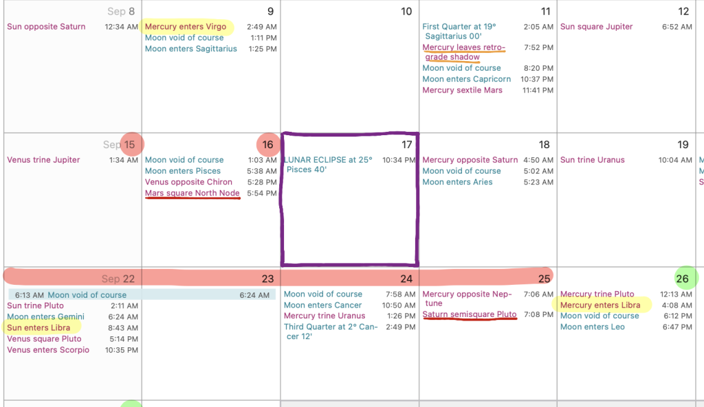 I Made A New Free Calendar • Molly's Astrology